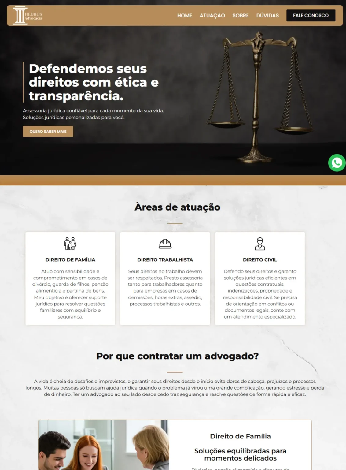 Landing Page Advocacia